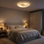 Proventa LED Mondlampe Ø 60cm – 30W dimmbar, 3000–5500K, Fernbedienung & Nachtlicht – Bild 2