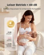 Nuliie S32 Elektrische Milchpumpe Freihändig – 4 Modi, 9 Stufen, tragbar & diskret – Bild 8