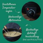 BOSKA Elektrisches Fondue-Set Party 2,3L – Temperaturregler für Käse-, Schokoladen- & Fleischfondue – Bild 6