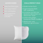 KOALA BABYCARE Babykissen gegen Plagiozephalie mit Memory Foam – Zertifiziert & inklusive 2 Bezügen – Bild 7