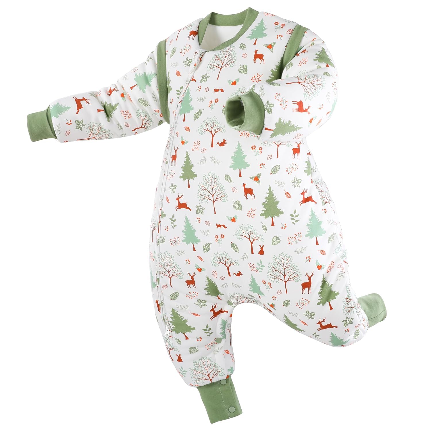 Looxii Baby Winterschlafsack 80 cm mit Beinen – 3.0 Tog Baumwolle für 18–36 Monate