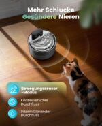 oneisall Katzenbrunnen kabellos 3.2L – Ultraleise Trinkbrunnen mit 45 Tage Akkulaufzeit – Bild 7