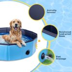 Nobleza Hundepool 80x20 cm faltbar – Stabile Hundebadewanne für Hunde & Katzen – Bild 4