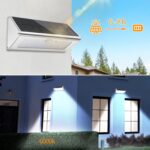 SUNFUCAN Solarleuchte mit Bewegungssensor 1100 lm – Intelligente Wandfluter IP65 für Garten – Bild 3