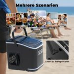 Acmeenjoy Eiswürfelmaschine 12 kg/24h – Schnelle Eisproduktion mit Selbstreinigung – Bild 8