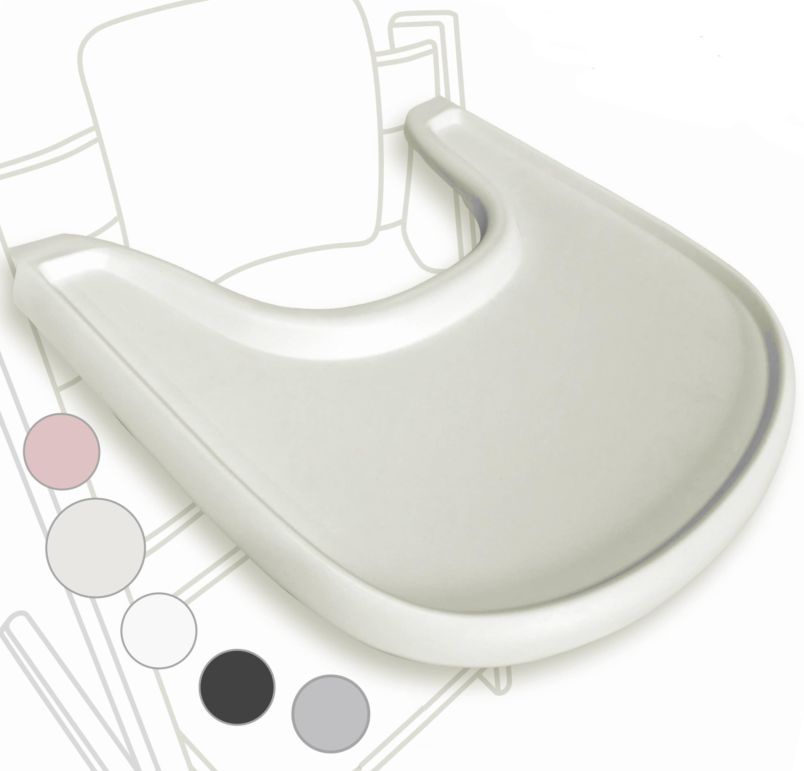 Babarta Hochstuhl-Tisch für Stokke Tripp Trapp – BPA-frei & abnehmbar