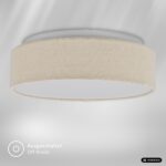 BRILONER LED Deckenlampe 30 cm mit Stoffschirm – Warmweiss für Wohn- & Schlafzimmer – Bild 7