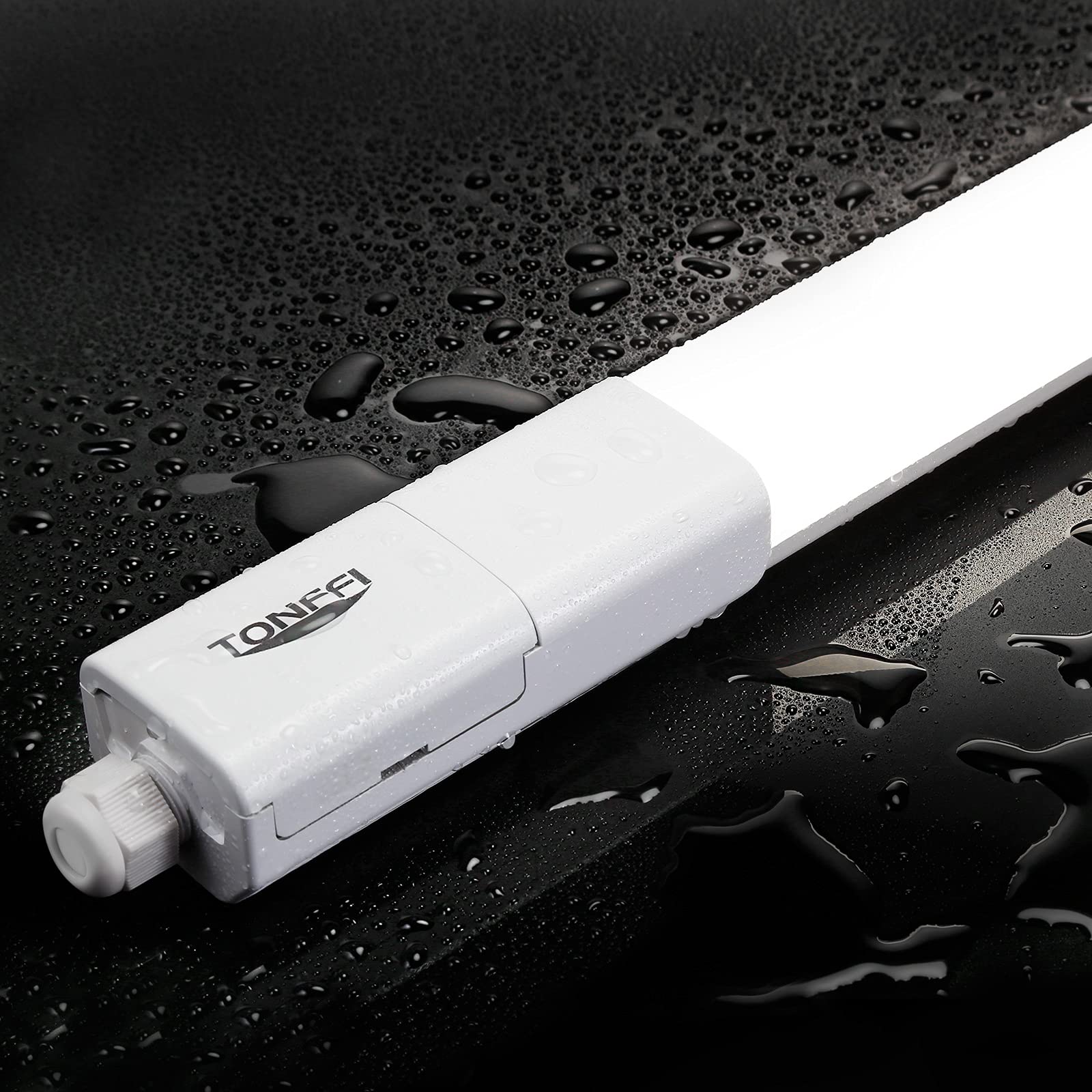 TONFFI LED Feuchtraumleuchte 115cm 36W 4100lm – IP65 Nassraumleuchte für Garage & Werkstatt