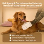 HICC PET Reinigungshandschuhe – 20 Feuchttücher mit Kokosöl für Hunde & Katzen – Bild 2