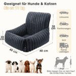 MIXJOY Hundeautositz für kleine bis mittlere Hunde – 4-in-1 Multifunktion mit Memory-Schaum – Bild 6