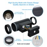 Klighten 2er Set Wandleuchte GU10 IP65 – Anthrazit Aussenleuchte mit Up-Down Design – Bild 3