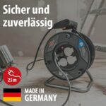 Brennenstuhl Garant V2 Kabeltrommel 25m – Überhitzungsschutz & 4 Steckdosen – Bild 3