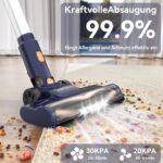 Vortisys Akku Staubsauger 45KPa 350W – 6-in-1 Kabellos mit HEPA-Filtration für Tierhaare – Bild 7