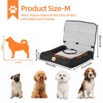 BingoPaw Hundeautositz M für mittlere Hunde – Sicherer Autositz mit Befestigungsgurten – Bild 2