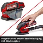 Einhell Akku-Multischleifer TE-OS 18/150 Li-Solo – 18V Schleifmaschine Power X-Change – Bild 8