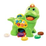 VTech Baby Fütter Mich Dino – Interaktives Lernspielzeug mit Farben & Formen für 12–36 Monate