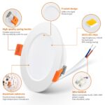10er Set 5W LED Einbaustrahler 230V – Neutralweiß 4000K Deckenspots für Bad & Wohnraum – Bild 6