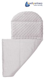 Medi Partners Babynest 100x60 cm – Kuschelnest aus Baumwolle & Minky für Neugeborene – Bild 9