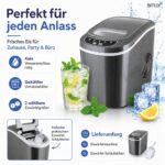 MS-Point Eiswürfelmaschine – Kompakter Ice Maker mit 2 Grössen & gekühltem Behälter – Bild 6