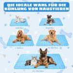 Trawsnew Kühlmatte XXL 150x100cm – Selbstkühlende Hundedecke für Sommer – Bild 2