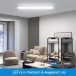 papasbox 2er Set LED Leuchtstoffröhren 120cm 40W – IP65 Feuchtraumleuchte für Werkstatt & Garage – Bild 5