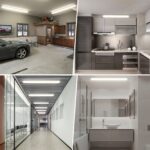 Viugreum 2er Set 40W LED-Feuchtraumleuchte 115cm IP65 – 4800lm Neutralweiss für Werkstatt & Bad – Bild 8