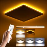 BLNAN LED Deckenleuchte 30cm Dimmbar mit Fernbedienung – 24W Deckenlampe für Schlafzimmer & Wohnzimmer