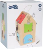 small foot Schlosshaus aus Naturholz – Motorik-Spielzeug mit 7 Schlössern für Kinder ab 3 Jahren – Bild 12