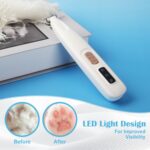 DUBUOZA PawTrim Pro – Kabelloses Haustierhaarschneidegerät mit LED & USB für Hunde & Katzen – Bild 4