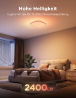 Govee RGBIC Smart Deckenleuchte 24W – 16 Mio. Farben & KI-Steuerung für intelligente Wohnräume – Bild 2