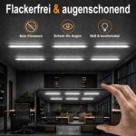 Tobeter LED Feuchtraumleuchte 120cm, 36W 3600lm – IP65 Werkstattleuchte für Garage & Keller – Bild 7