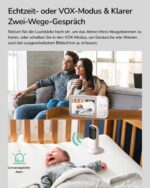 Dr.Care Babyphone mit Kamera – 3,5" HD, WLAN-frei, 300m Reichweite & Nachtsicht – Bild 4