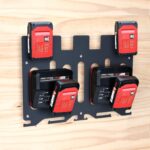 TOPOWN 3-in-1 Wandhalterung für Einhell – Akkuhalter, Ladegeräthalterung & Werkzeugregal – Bild 2