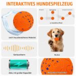 KLYNGTSK Intelligenter Hundeball 8cm mit 3 Spielmodi & RGB-Licht – Interaktives Spielzeug für mittelgrosse Hunde – Bild 2