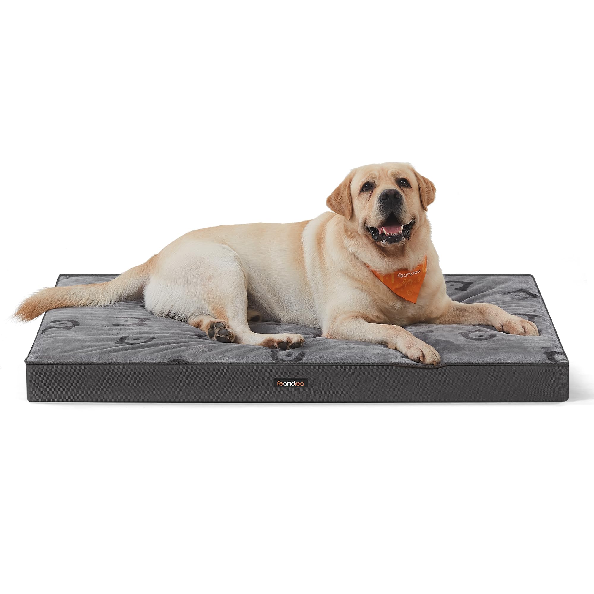 Feandrea Hundebett 120 x 74 cm wasserdicht – orthopädische Hundematte für grosse Hunde