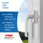 Reer WinLock Fenstersicherung für Balkontüren – Kindersichere Verriegelung, 3 Stück – Bild 5