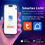 2er Set LED Deckenleuchte 24W Ø30cm mit RGB & CCT 3000-6500K – Smarte Steuerung für Schlafzimmer, Wohnzimmer & Küche – Bild 8