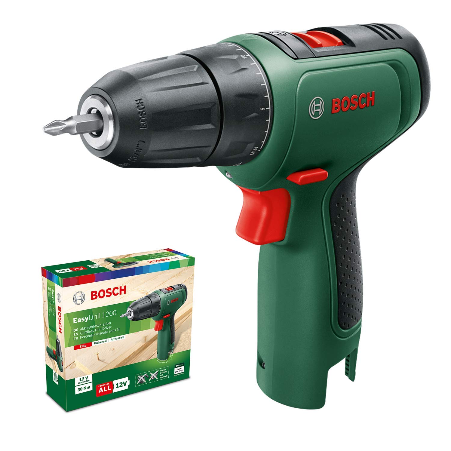 Bosch EasyDrill 1200 Akku-Bohrschrauber 12V – Kompakt & kraftvoll für Holz, Metall & Schraubarbeiten