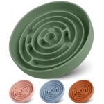 Coomazy Antischlingnapf Ø 20 cm mit Labyrint-Design – Slow Feeder für kleine bis mittlere Hunde