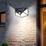Hqynss 4er Set Solar-Wandleuchte mit Bewegungsmelder – 800 LM, 270° Ausleuchtung, IP65 wasserdicht – Bild 7
