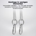 TULANO Hop 30 Babyschaukel – Sichere Indoor-Schaukel mit Sicherheitsgurt für 6–36 Monate – Bild 8