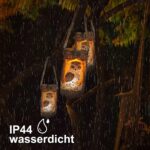 NLNEY Solar-Eule Gartenleuchte – Automatische LED-Aussenleuchte mit Bewegungssensor für Garten – Bild 8
