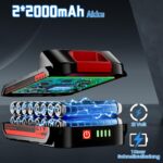 ENRIPRT 21V Akkuschrauber-Set mit 2×2Ah Akkus – 45 Nm Drehmoment für Profi & DIY – Bild 4