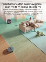 Lefant M3 Ultra Saugroboter mit Wischfunktion – 23000Pa Saugkraft & 75°C Heisswaschstation – Bild 3