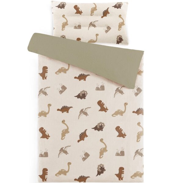 Susurration Baby-Bettwäsche-Set 100x135 cm – Musselin-Baumwolle für sicheren Babyschlaf