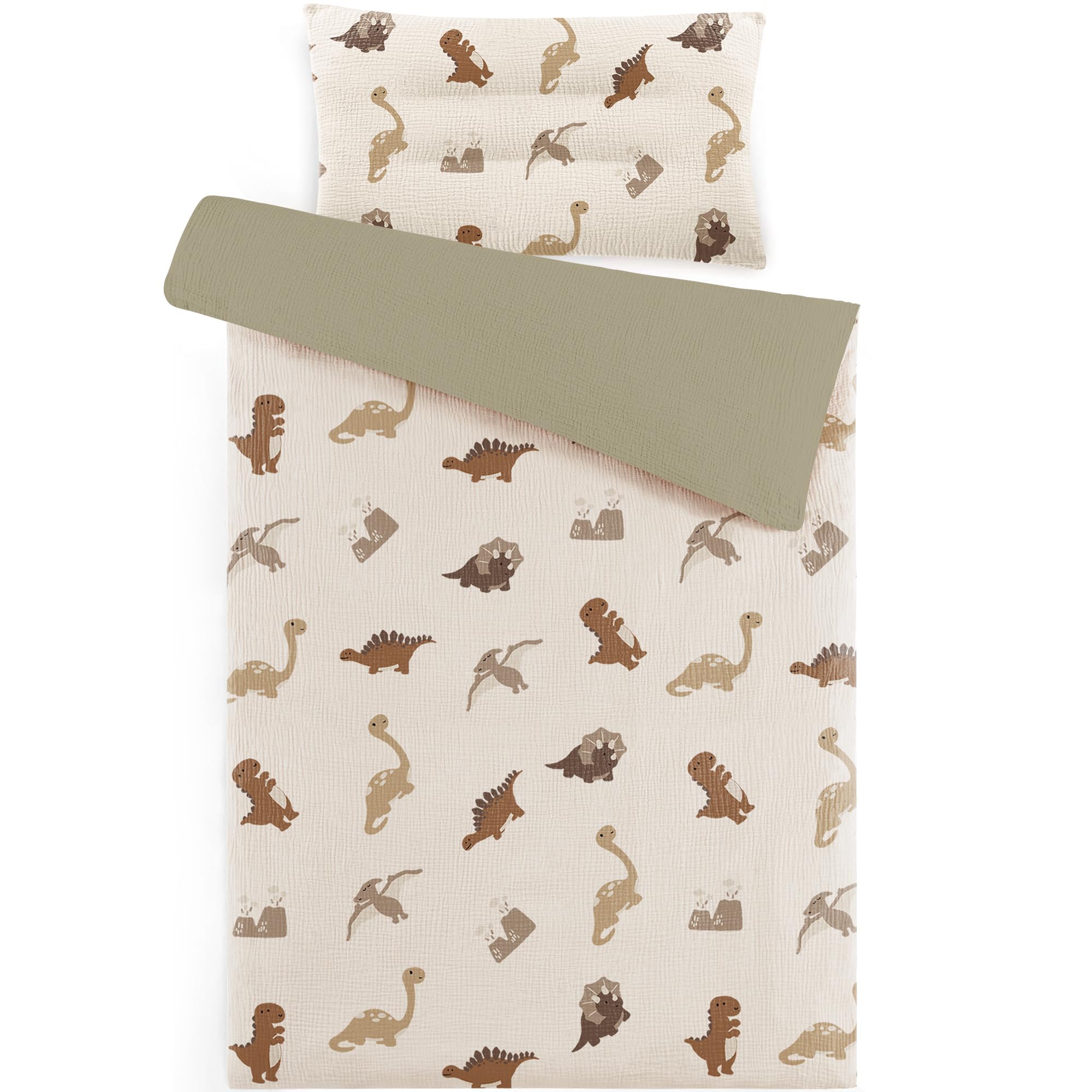 Susurration Baby-Bettwäsche-Set 100x135 cm – Musselin-Baumwolle für sicheren Babyschlaf