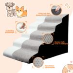 A.FATI Hundetreppe 5 Stufen – Haustiertreppen für Bett & Sofa bis 60 cm Höhe – Bild 4
