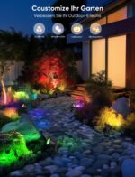 APPECK Gartenstrahler 8er Set WiFi Smart RGBW LED – Intelligente Außenbeleuchtung IP65 – Bild 3