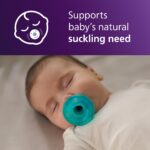 Philips AVENT Soothie Kiefergerechter Baby Schnuller 0-3 Monate – 4er-Pack, 100% Silikon – Bild 2