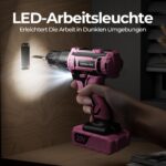 VIWKO 20V Akkuschrauber mit 85tlg Zubehör – Profi-Bohrmaschine 42Nm für Heimwerker – Bild 7